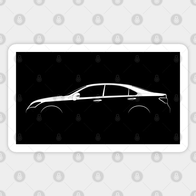 Lexus ES 240 (XV40) Silhouette Magnet by Car-Silhouettes